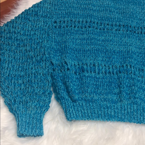 FREE PEOPLE Coconut Loose-Weave V-Neck Sweater - Picture 9 of 10